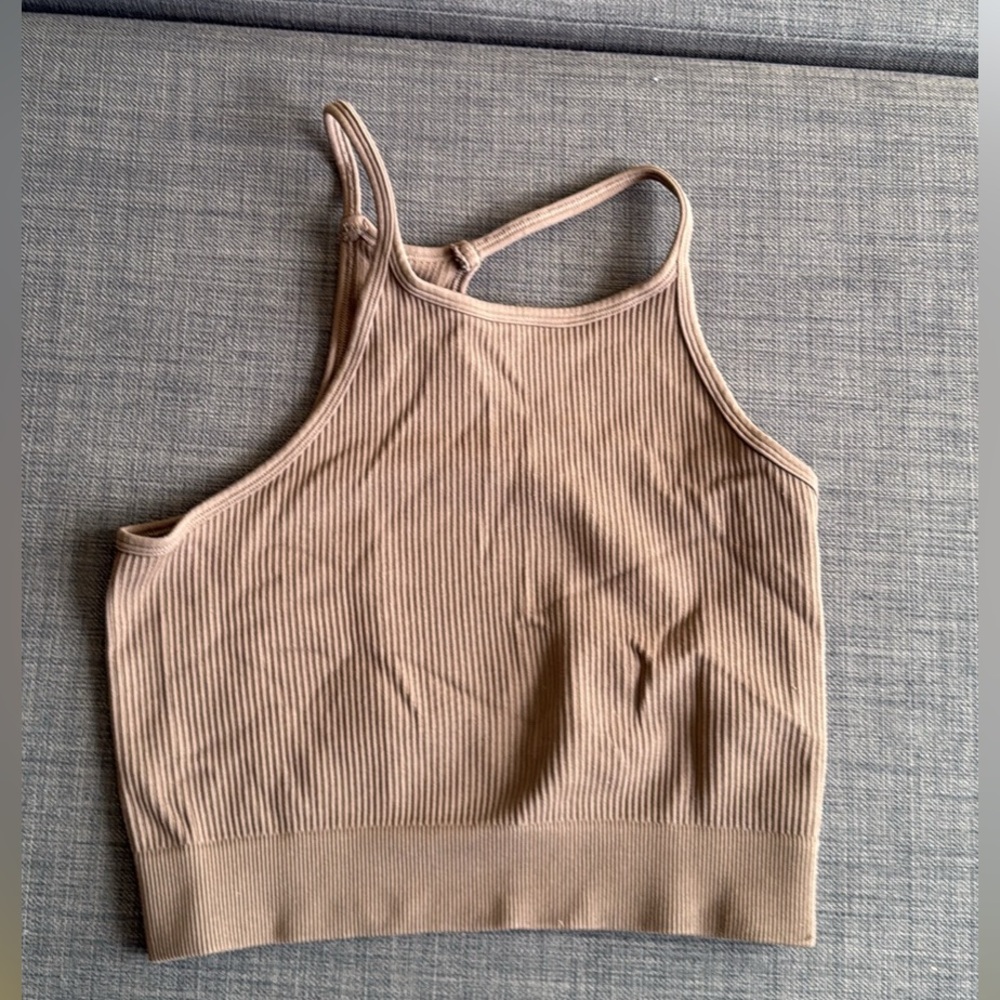 Sage Racerback cropped athletic shirt 2 pack